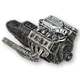 Moteur de voiture à plat