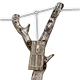 Poteau de fil de détente