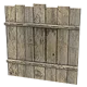 Clôture en bois