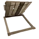 Trappe en bois