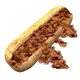 Hot dog au chili