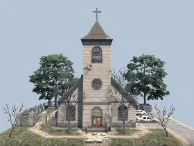 Old Creepy Church